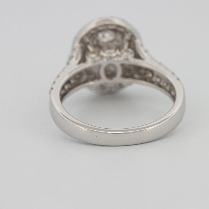 Invisible oval diamond ring - ZIZOV DIAMONDS