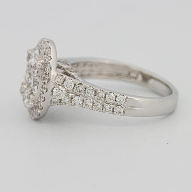 Invisible oval diamond ring - ZIZOV DIAMONDS