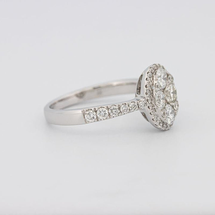 Invisible Oval Diamond Ring - ZIZOV DIAMONDS