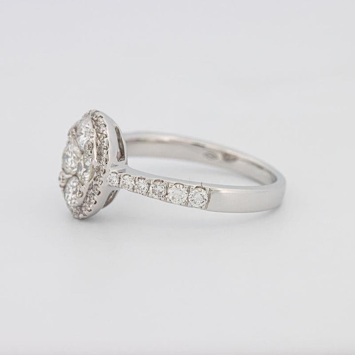 Invisible Oval Diamond Ring - ZIZOV DIAMONDS