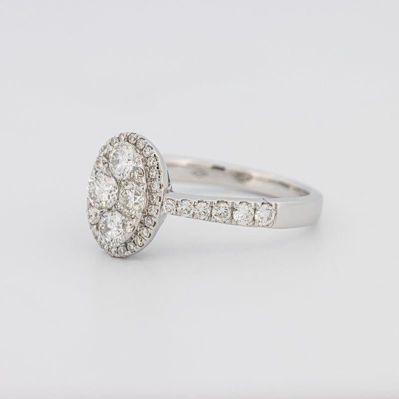 Invisible Oval Diamond Ring - ZIZOV DIAMONDS