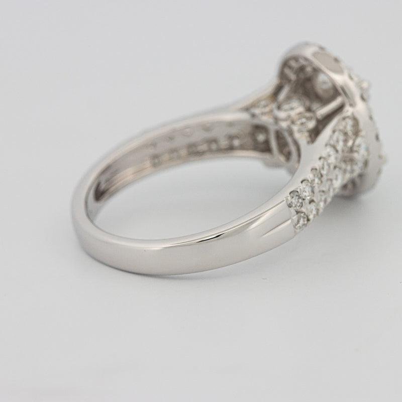 Invisible oval diamond ring - ZIZOV DIAMONDS