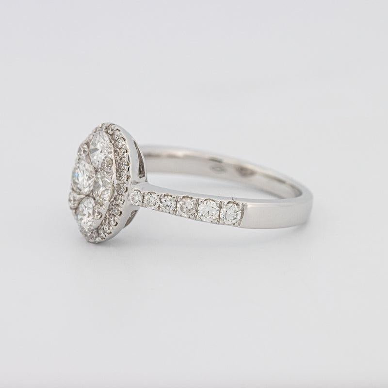 Invisible Oval Diamond Ring - ZIZOV DIAMONDS