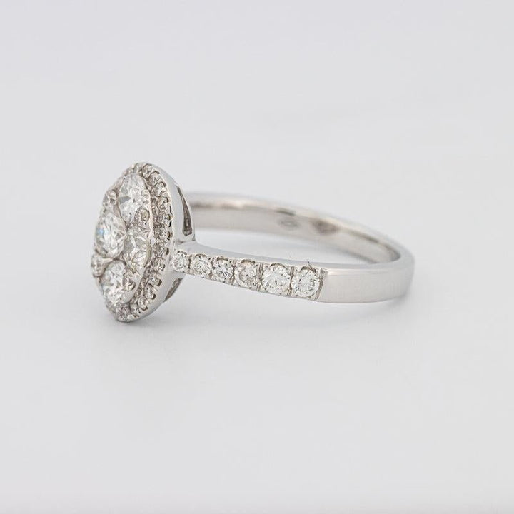 Invisible Oval Diamond Ring - ZIZOV DIAMONDS