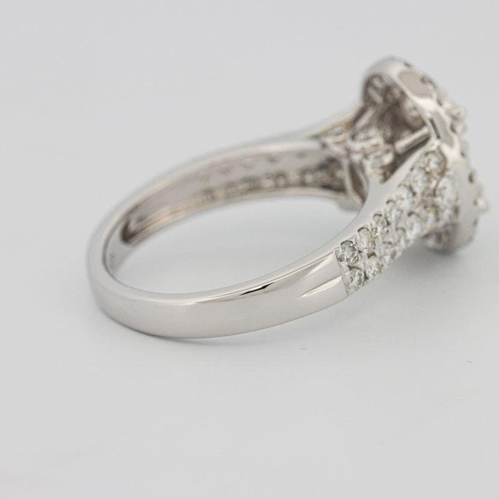 Invisible oval diamond ring - ZIZOV DIAMONDS