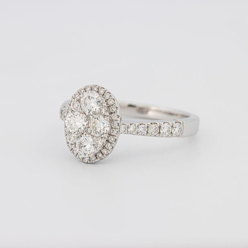 Invisible Oval Diamond Ring - ZIZOV DIAMONDS