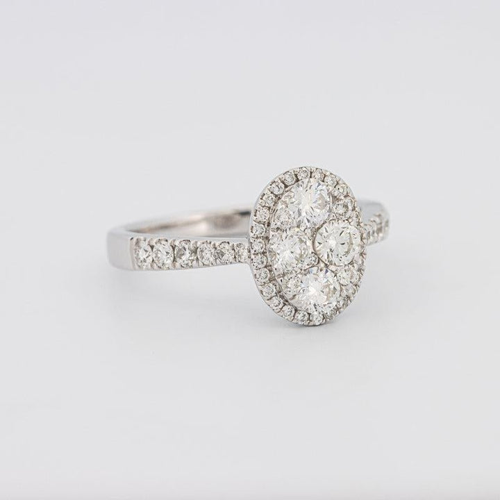 Invisible Oval Diamond Ring - ZIZOV DIAMONDS