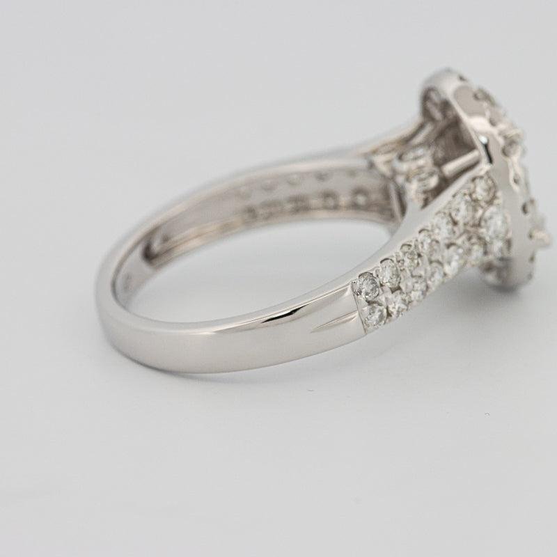 Invisible oval diamond ring - ZIZOV DIAMONDS
