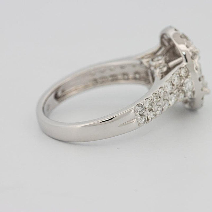 Invisible oval diamond ring - ZIZOV DIAMONDS