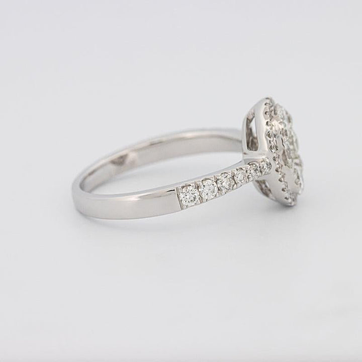 Invisible Oval Diamond Ring - ZIZOV DIAMONDS