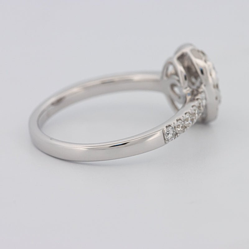 Invisible Oval Halo Diamond Ring - ZIZOV DIAMONDS