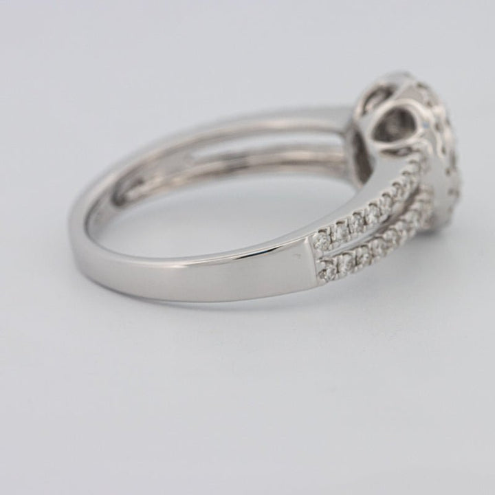 Invisible Oval Halo Diamond Ring - ZIZOV DIAMONDS