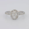 Invisible Oval Halo Diamond Ring - ZIZOV DIAMONDS