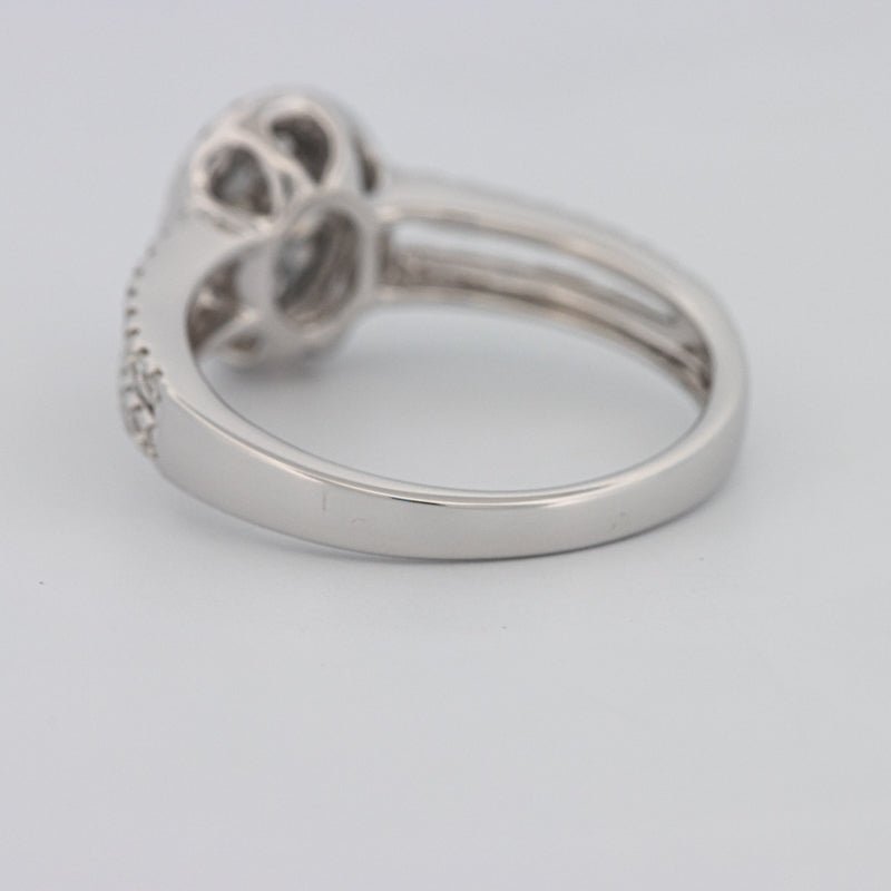 Invisible Oval Halo Diamond Ring - ZIZOV DIAMONDS