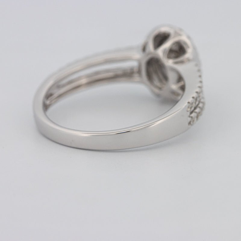 Invisible Oval Halo Diamond Ring - ZIZOV DIAMONDS