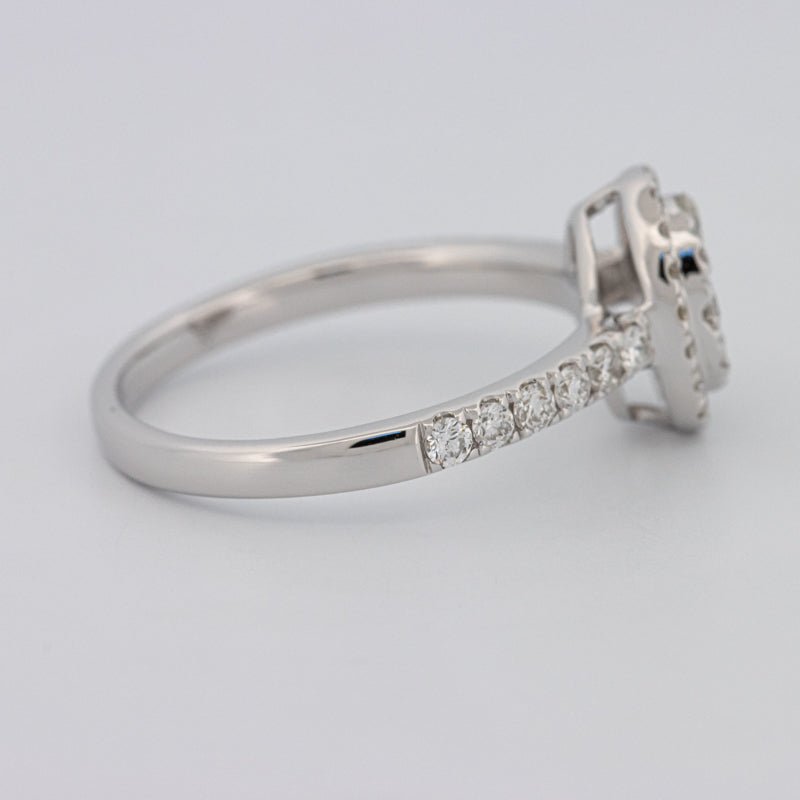 Invisible Oval Halo Diamond Ring - ZIZOV DIAMONDS