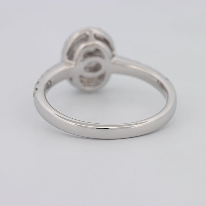 Invisible Oval Halo Diamond Ring - ZIZOV DIAMONDS