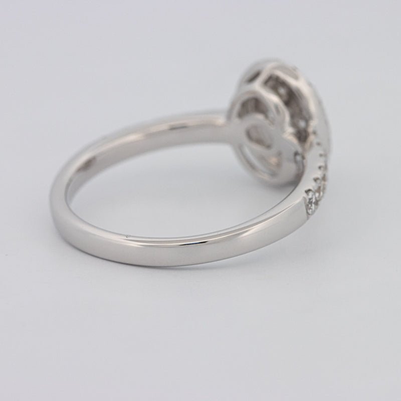 Invisible Oval Halo Diamond Ring - ZIZOV DIAMONDS