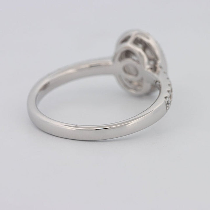 Invisible Oval Halo Diamond Ring - ZIZOV DIAMONDS