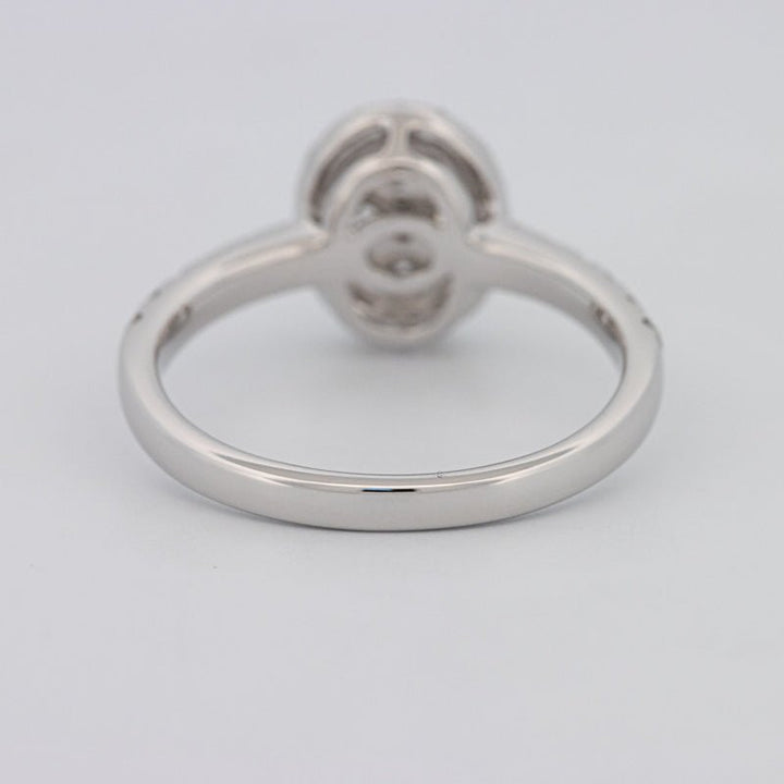 Invisible Oval Halo Diamond Ring - ZIZOV DIAMONDS