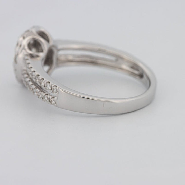 Invisible Oval Halo Diamond Ring - ZIZOV DIAMONDS