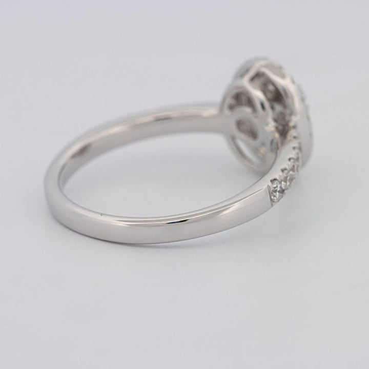 Invisible Oval Halo Diamond Ring - ZIZOV DIAMONDS