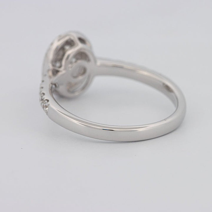 Invisible Oval Halo Diamond Ring - ZIZOV DIAMONDS