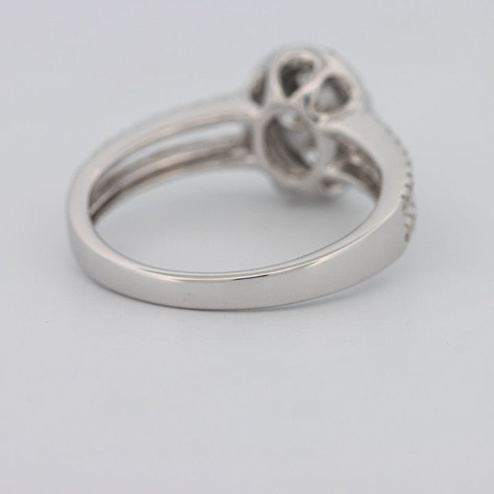 Invisible Oval Halo Diamond Ring - ZIZOV DIAMONDS