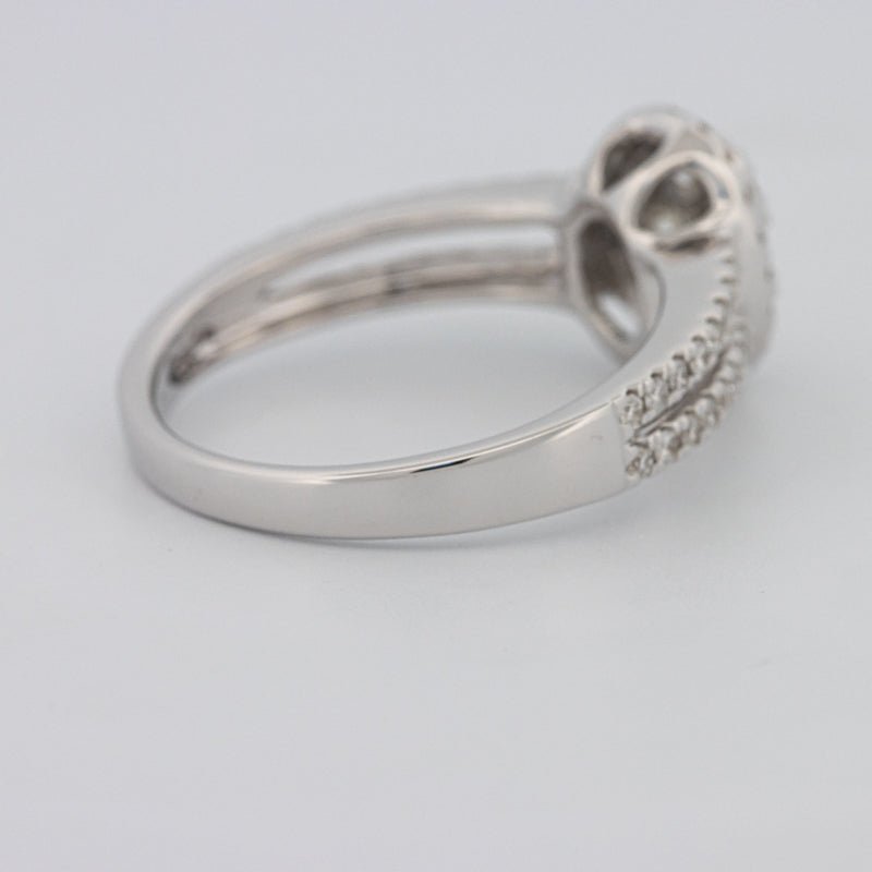 Invisible Oval Halo Diamond Ring - ZIZOV DIAMONDS