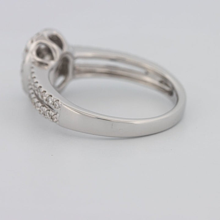 Invisible Oval Halo Diamond Ring - ZIZOV DIAMONDS