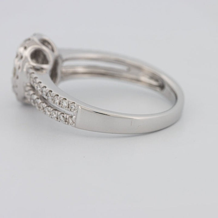 Invisible Oval Halo Diamond Ring - ZIZOV DIAMONDS