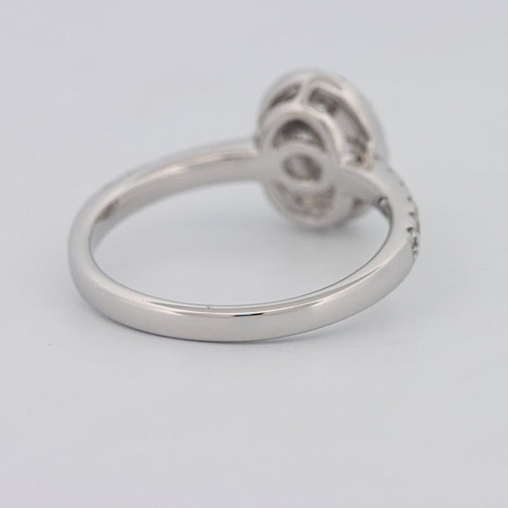 Invisible Oval Halo Diamond Ring - ZIZOV DIAMONDS