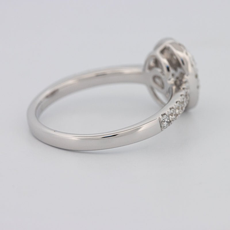 Invisible Oval Halo Diamond Ring - ZIZOV DIAMONDS