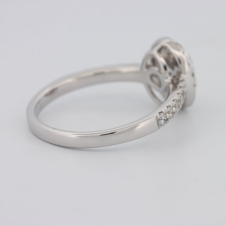 Invisible Oval Halo Diamond Ring - ZIZOV DIAMONDS