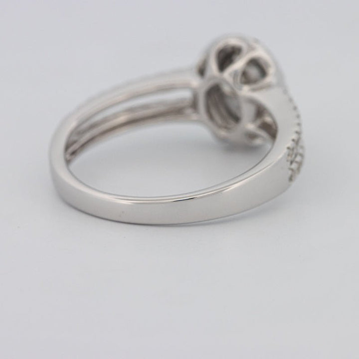 Invisible Oval Halo Diamond Ring - ZIZOV DIAMONDS