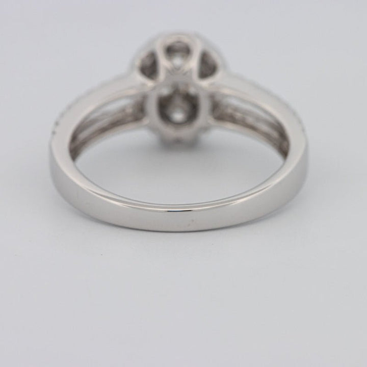 Invisible Oval Halo Diamond Ring - ZIZOV DIAMONDS