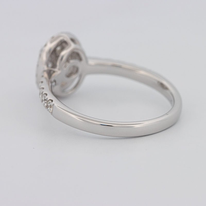 Invisible Oval Halo Diamond Ring - ZIZOV DIAMONDS