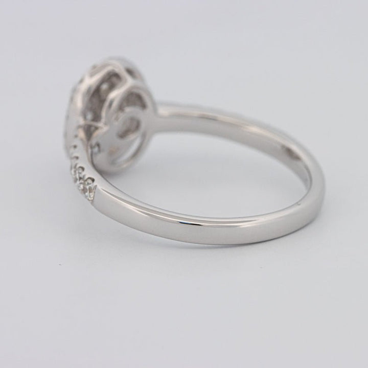 Invisible Oval Halo Diamond Ring - ZIZOV DIAMONDS