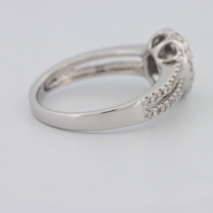 Invisible Oval Halo Diamond Ring - ZIZOV DIAMONDS