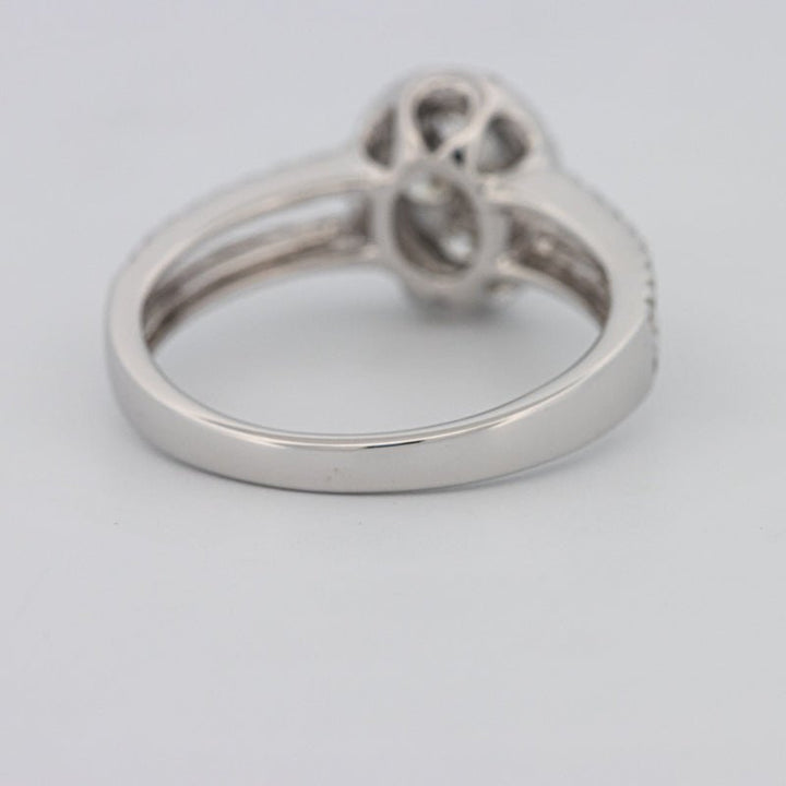 Invisible Oval Halo Diamond Ring - ZIZOV DIAMONDS