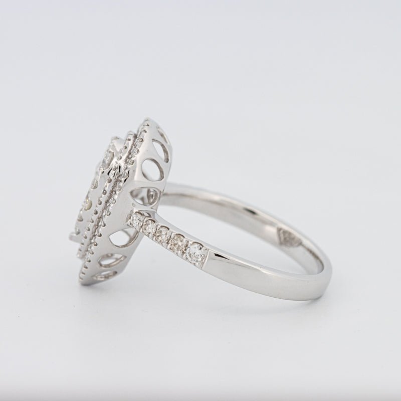 Invisible Pear - shape Diamond Ring - ZIZOV DIAMONDS