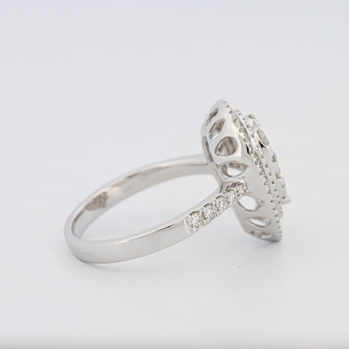 Invisible Pear - shape Diamond Ring - ZIZOV DIAMONDS