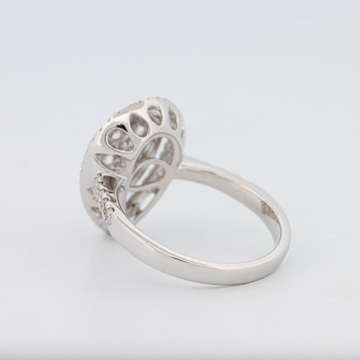 Invisible Pear - shape Diamond Ring - ZIZOV DIAMONDS