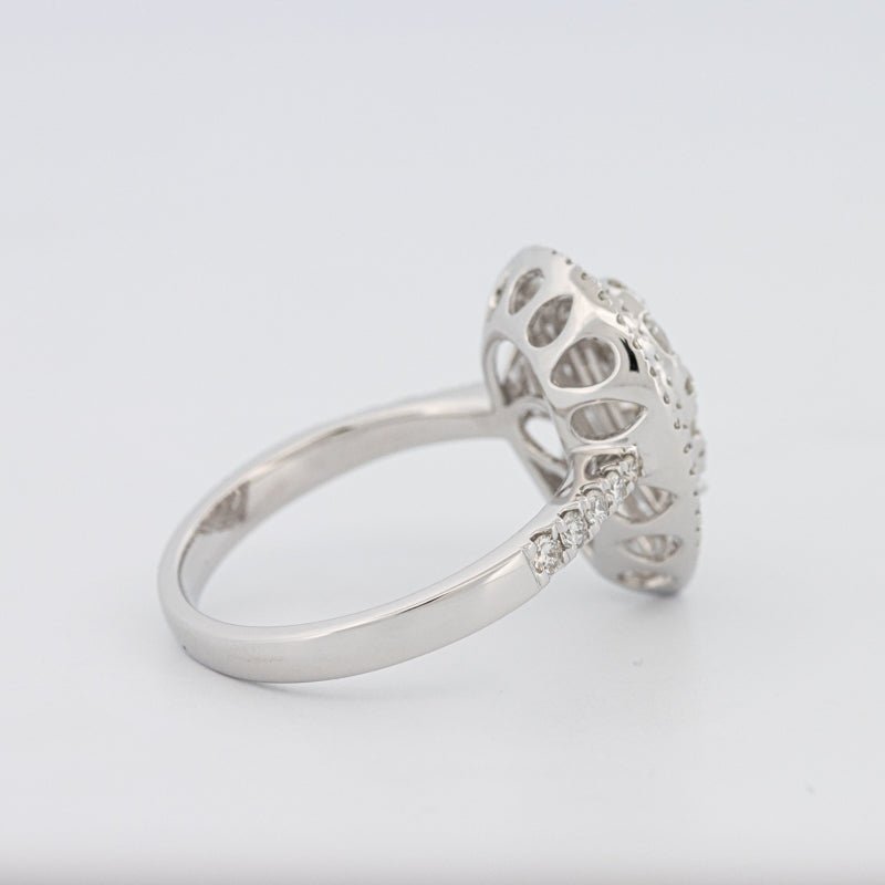 Invisible Pear - shape Diamond Ring - ZIZOV DIAMONDS