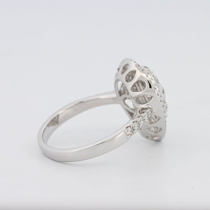 Invisible Pear - shape Diamond Ring - ZIZOV DIAMONDS