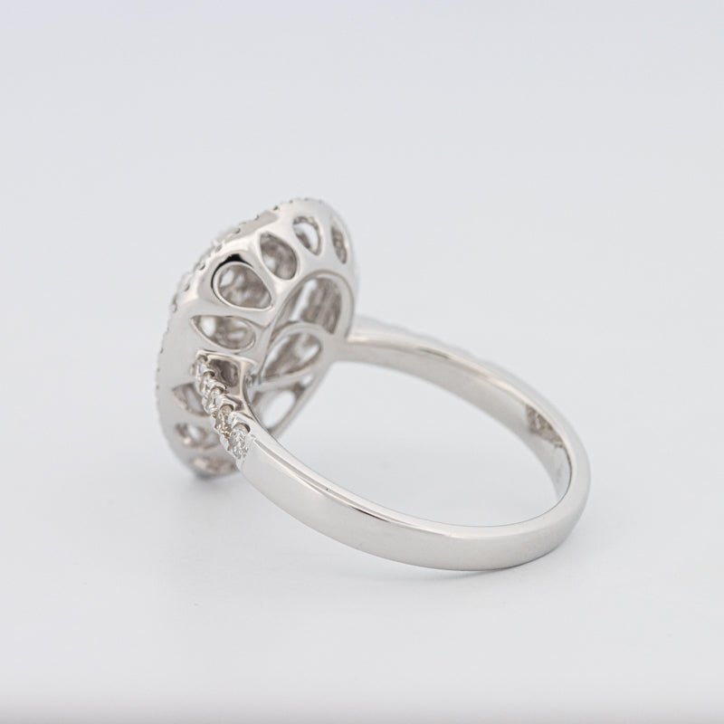 Invisible Pear - shape Diamond Ring - ZIZOV DIAMONDS