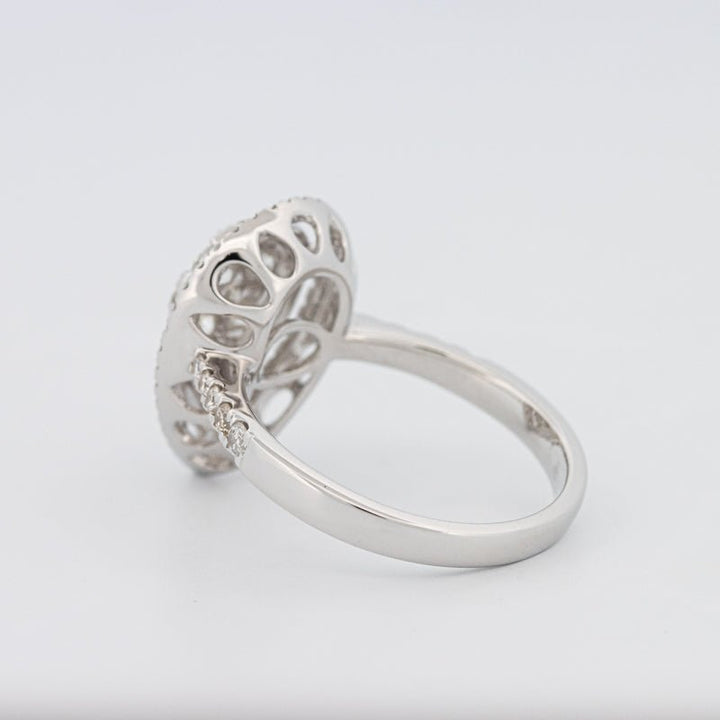 Invisible Pear - shape Diamond Ring - ZIZOV DIAMONDS