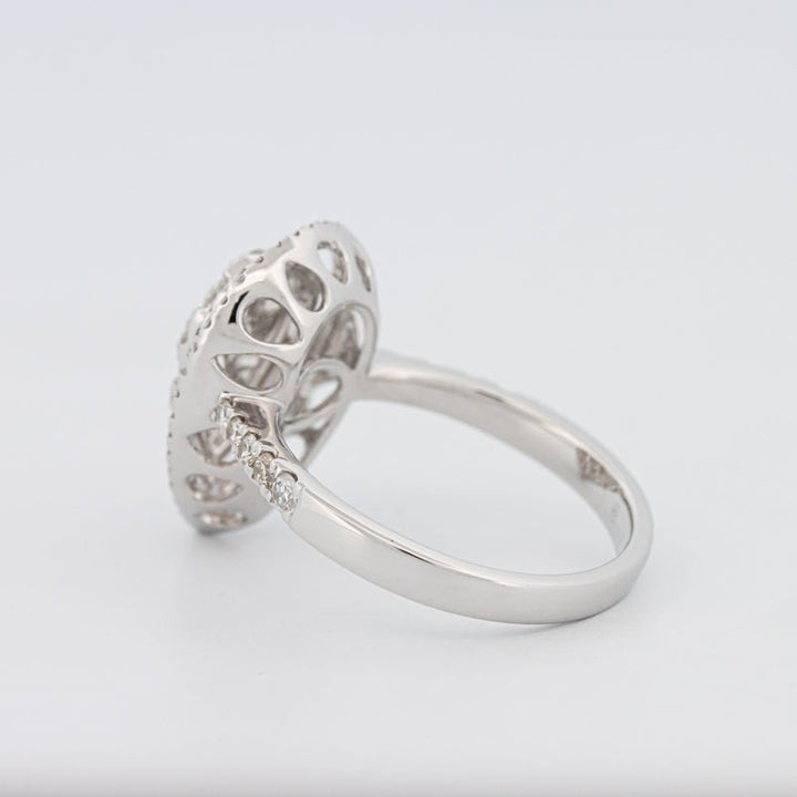 Invisible Pear - shape Diamond Ring - ZIZOV DIAMONDS