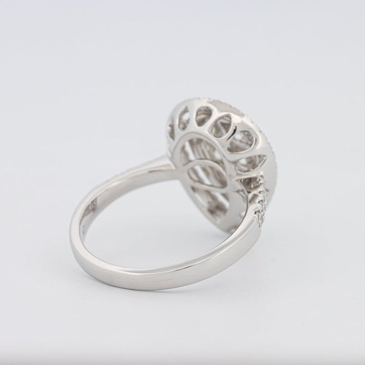 Invisible Pear - shape Diamond Ring - ZIZOV DIAMONDS