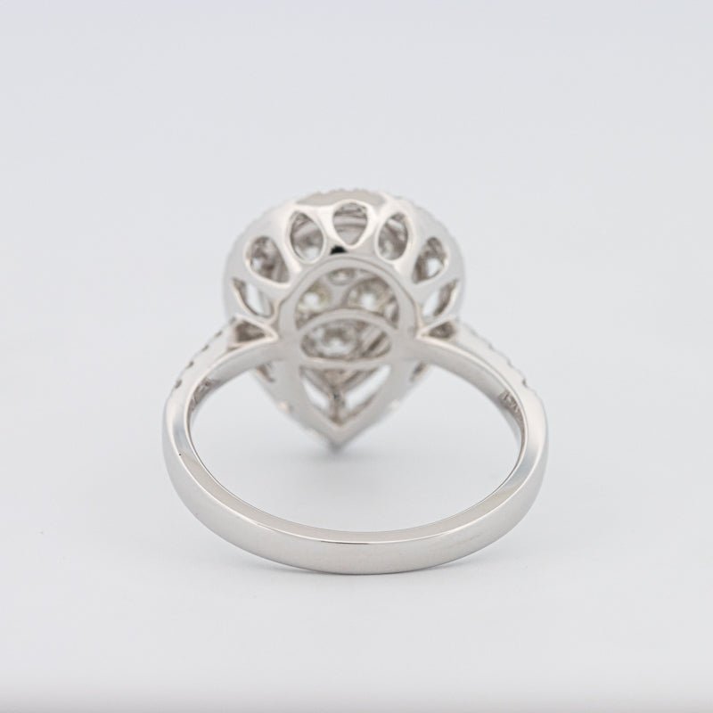 Invisible Pear - shape Diamond Ring - ZIZOV DIAMONDS